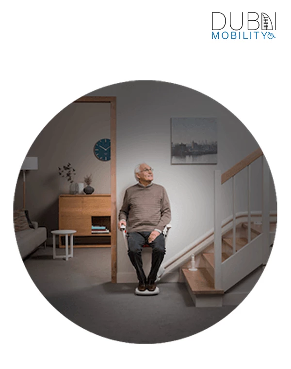 OTTO curved stairlift safety power