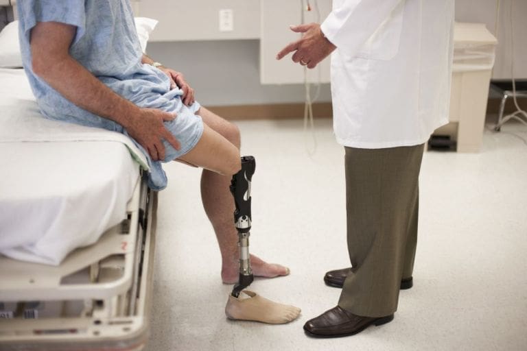 prosthetic leg