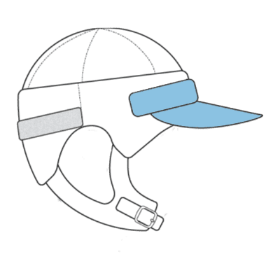 HP 3 with sun visor